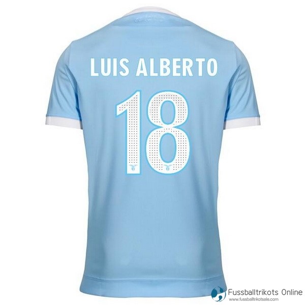 Lazio Trikot Heim Luis Alberto 2017-18 Fussballtrikots Günstig